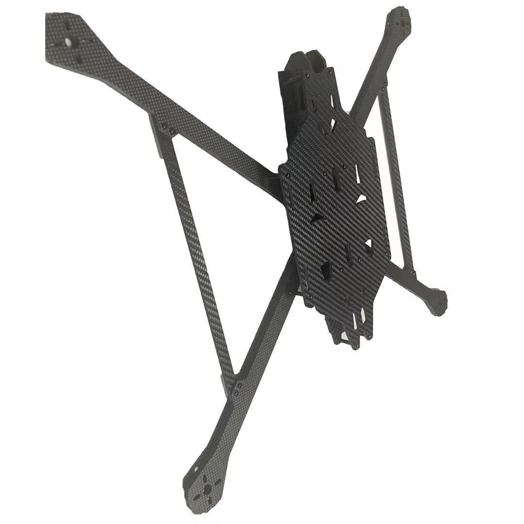 3K Carbon Fiber Plate Drone Frame Assembly Accessories Cnc Engraving Wholesale Aircraft Model Parts Carbon Plate Processing Shell