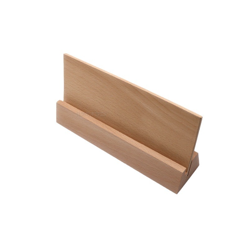 Solid Wood Base Desk Calendar Calendar Card Postcard Beech Walnut Base