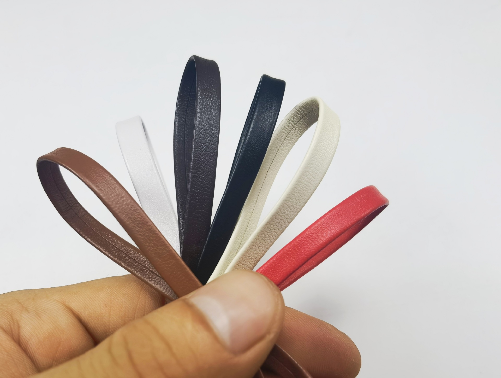 Bjd Baby Clothes and Shoes DIY Jewelry Handmade Material Accessories Pu Imitation Leather Rope Belt Leather Strip Black Strip