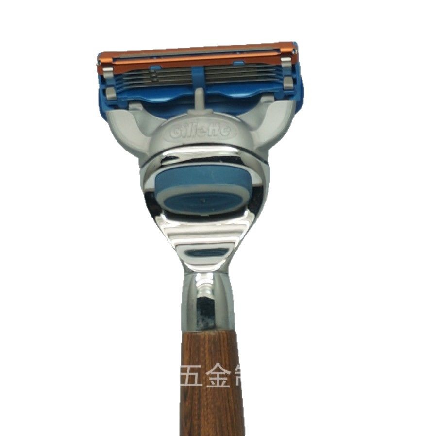Manual Shaver razor shaver wood grain handle safety Shaver five-layer three-layer knife hair remover