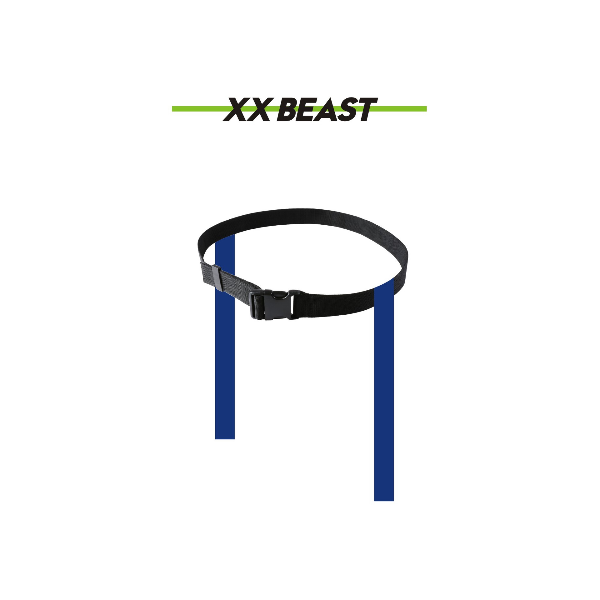 Waist Flag American football belt air buckle adult Flag football children Velcro durable