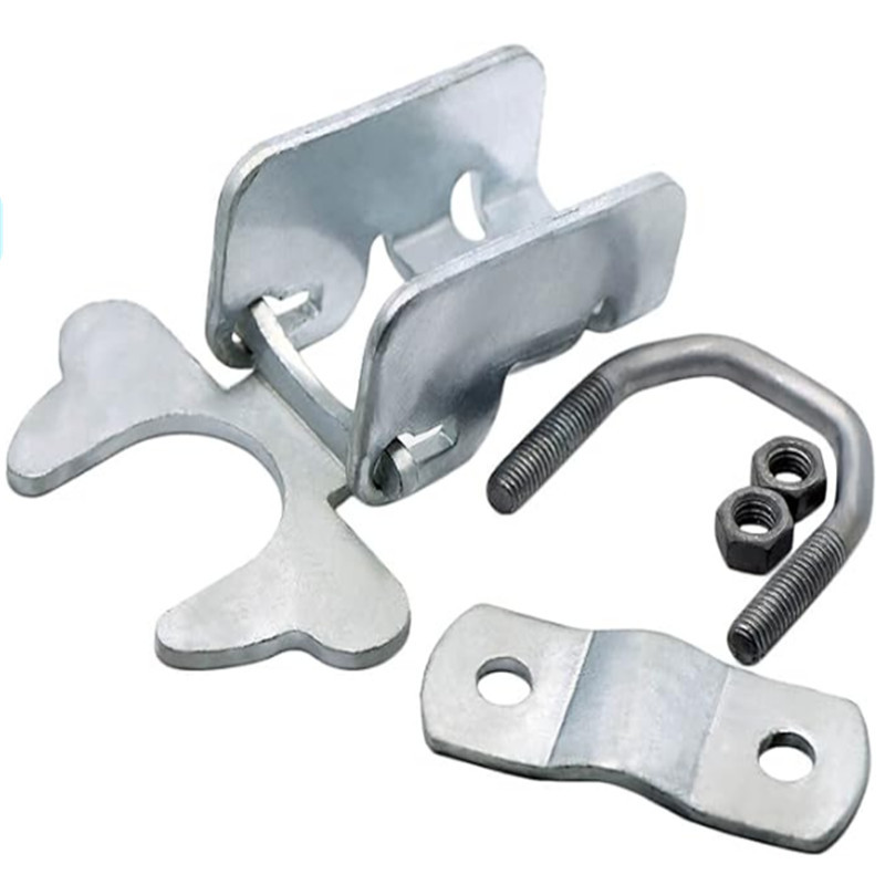 1-3/ 8inch Fence Kennel Gate Latch Butterfly Lock for Hot-Dip Galvanized Dog Cage Accessories Wholesale