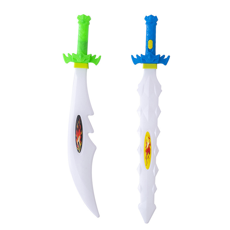 Children's Sword Toy Flash Sword King Electric Luminous Plastic Knife Luminous Stall Small Toys Kindergarten Small Gifts