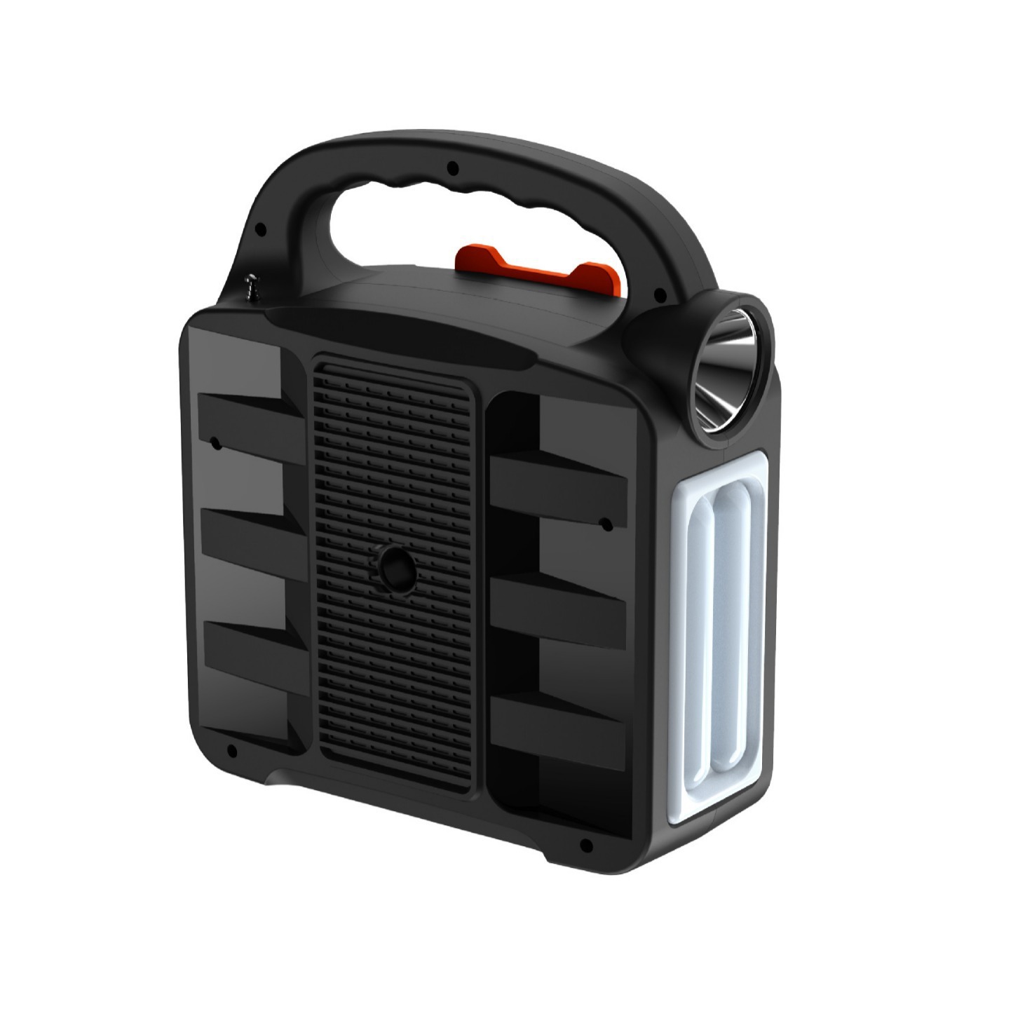 Foreign Trade Solar Power Generation Small System Flashlight Radio Tf Bluetooth Playback Small Power Supply Outdoor Emergency Power Supply