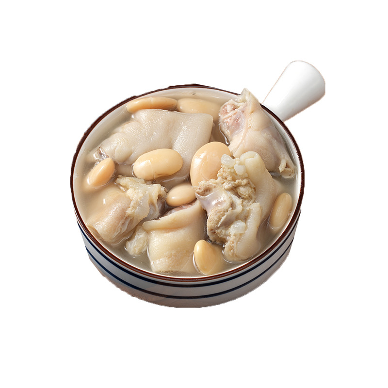 Pre-Made Cooking Mom's Trotters Soup Semi-Finished Dish Heated Ready-To-Eat Fresh Soft Glutinous Fresh Pig's Trotters Travel Gift