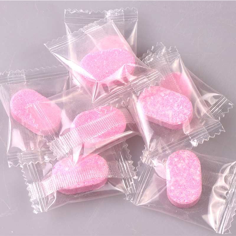 Factory direct supply concentrated solid floor cleaning oil removal Multi-Effect floor floral floor tiles pink cleaning tablets effervescent tablets