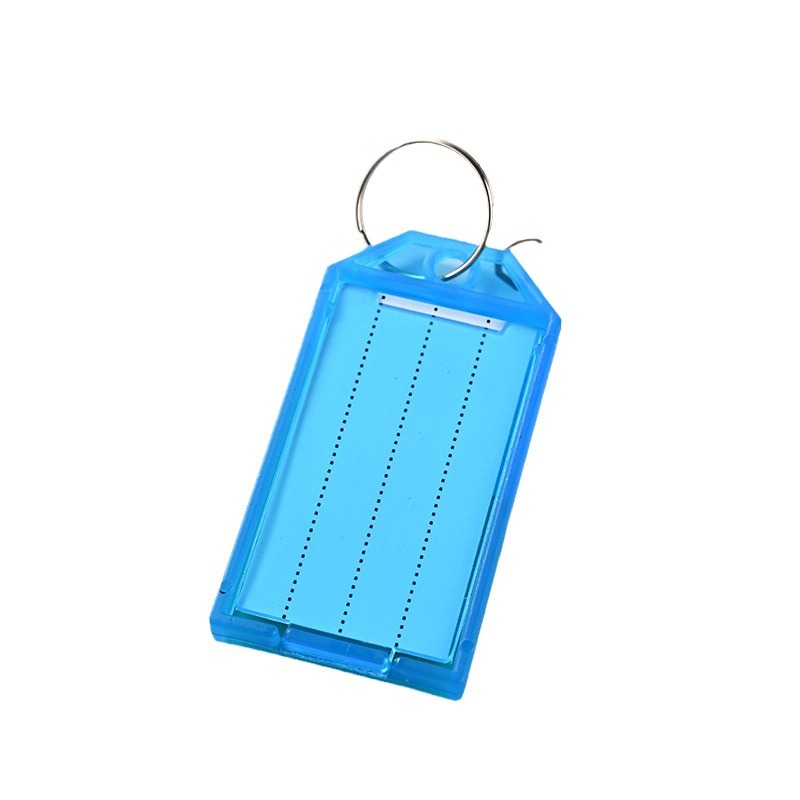 Plastic Key Plate Rental Color Number Plate Key Artifact Label Management Can Mark Plate Key Chain Key Ring