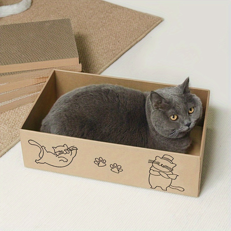 Cat Scratch Board Cat Nest Integrated Cross-border Cat Nest Basin Wholesale Cat Sofa Scratch-resistant Cross-border Amazon