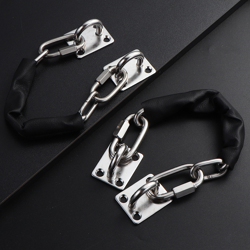 Антиворовая цепочка для стеклянной двери дома Защитная цепочка для двери отеля Огнестойкая дверь из нержавеющей стали антиворовая защитная цепочка