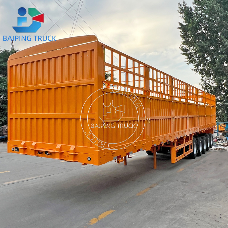 Производители продают самосвальный полуприцеп с откидным кузовом на 5 осей для транспортировки зерна