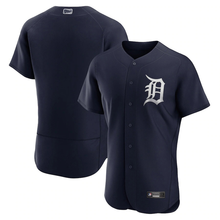 European and American Cross-Border Professional Baseball Uniforms, Softball Uniforms, American Baseball Shirts Customized Detroit Tigers