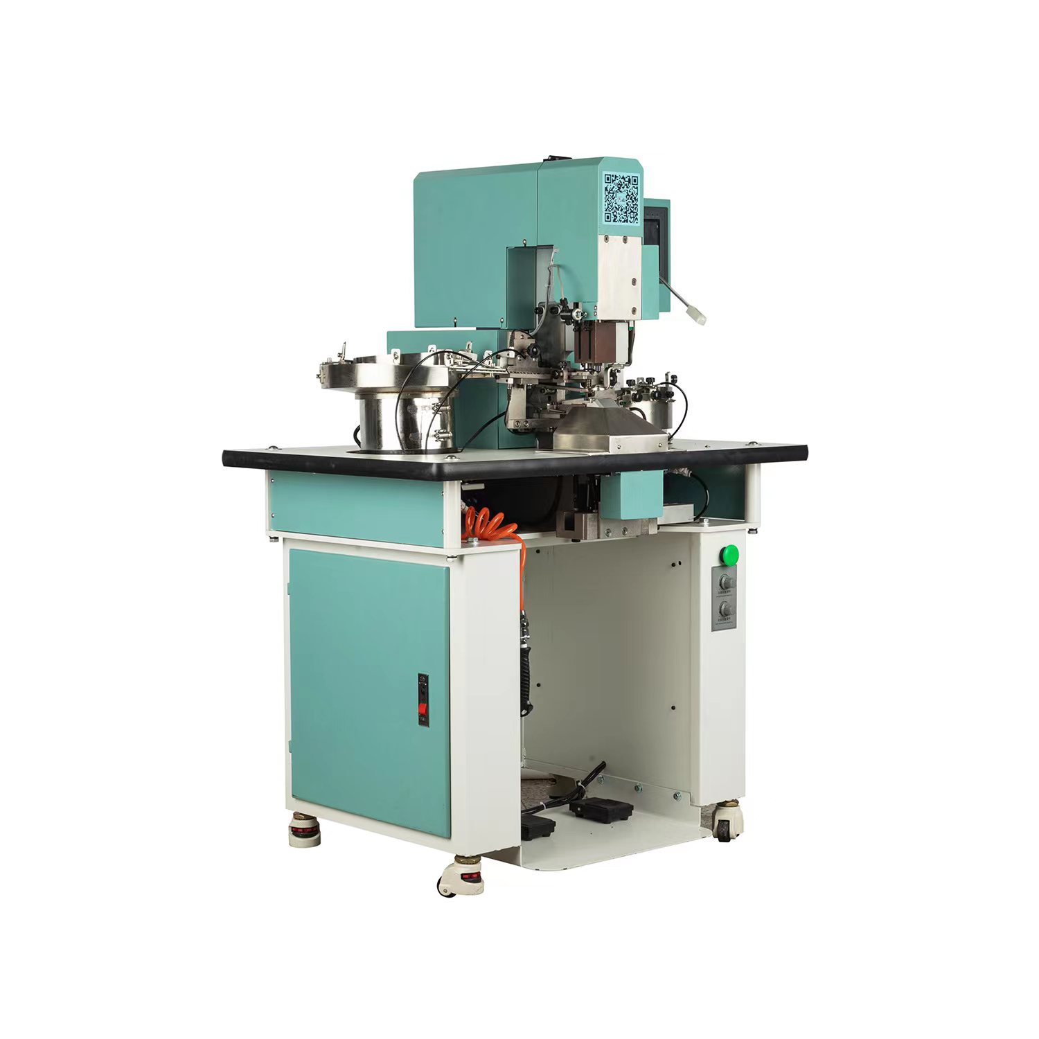 Factory full-automatic button machine four-button clothing button machine button nailing machine riveting machine hidden button machine button machine