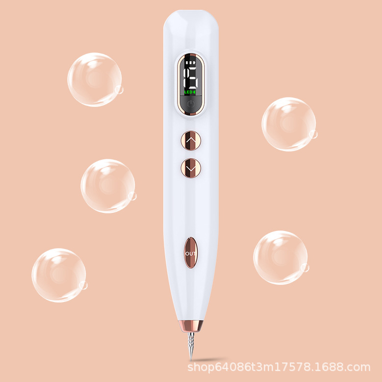 Cross-Border New Beauty Pen for Facial Spot Removal, Micro Home-Use 15-Level Mole Removal Laser Beauty Device for Removing Moles and Spots
