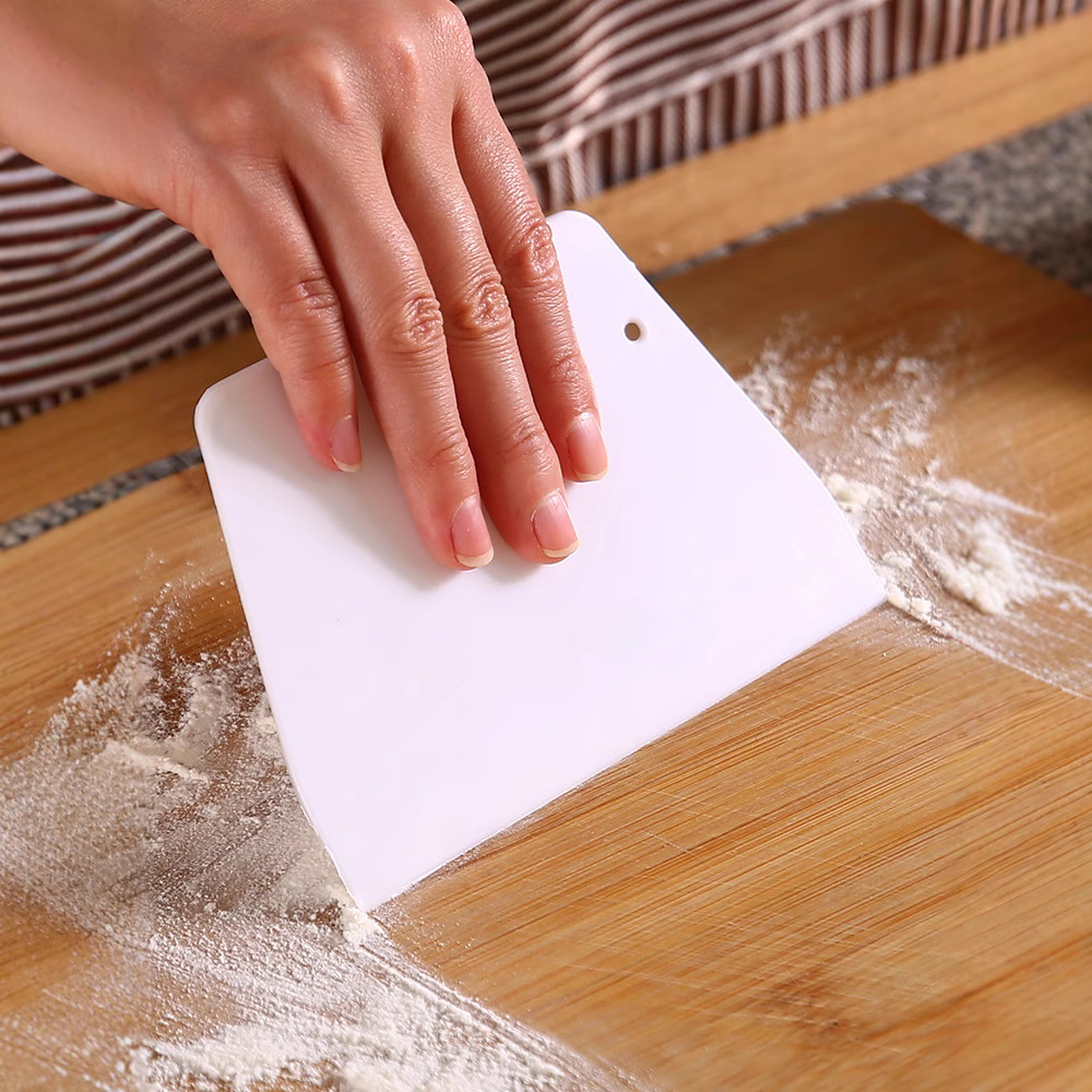 Dough Cutting Knife Zhanyi Plastic Scraper Cake Cream Soft Scraper Scraper Oil Board Bread Dough Cutting Pp Scraper Dough Knife