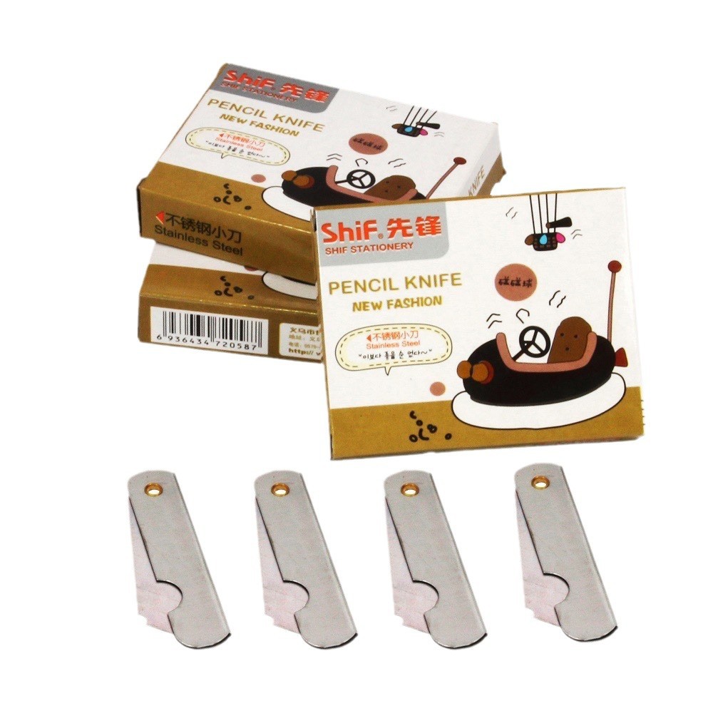 Wholesale Pioneer 2058 Metal Folding Knife Art Knife Paper Cutter Carpentry Vintage Portable Iron Knife