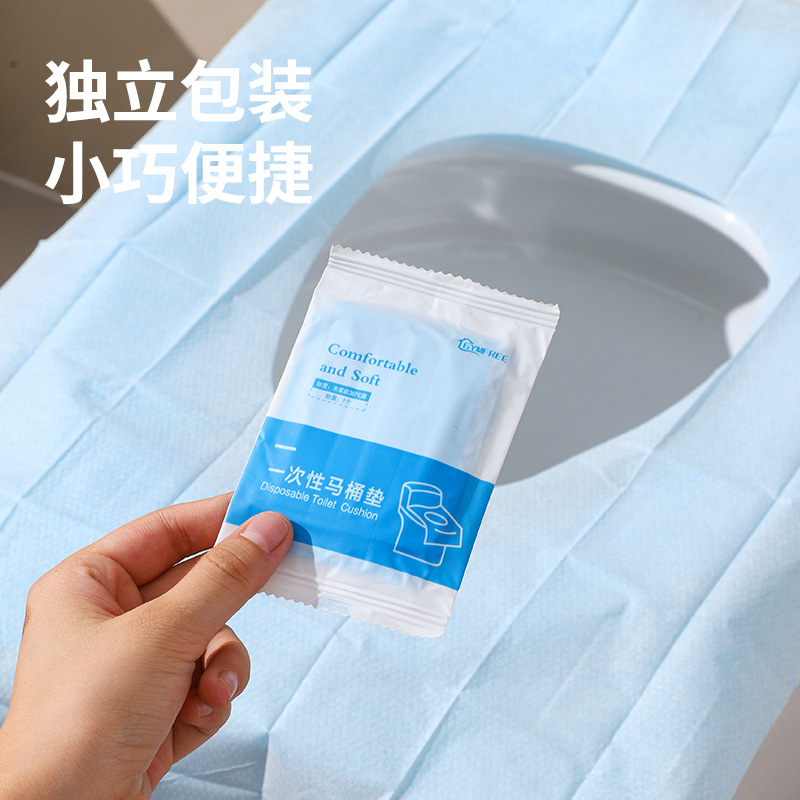 Disposable Toilet Cushion Full Covering Travel Toilet Cushion Thickened Extra Large Maternity Toilet Cover Portable Toilet Cover