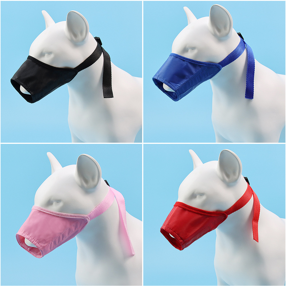 New in stock dog muzzle adjustable anti-bite anti-barking anti-eating dog mask pet supplies wholesale