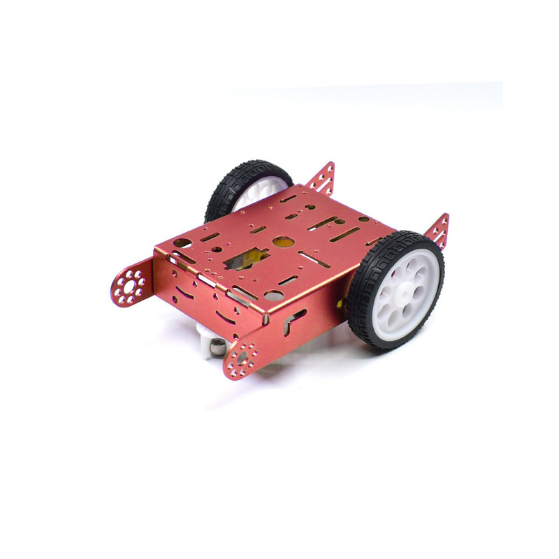 2WD Aluminum Alloy Smart Car Kit Robot Car Metal Chassis Kit Suitable for arduino