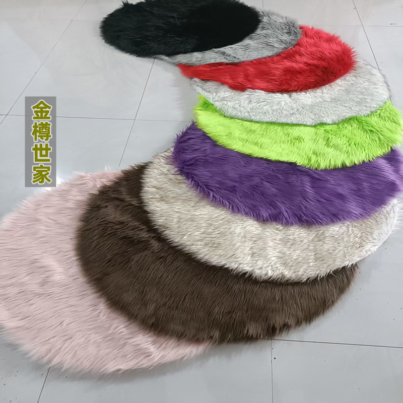 Christmas Tree Skirt Plush Holiday Decoration Small Gift 90/120/150cm Green Imitation Wool Tree Skirt Manufacturer
