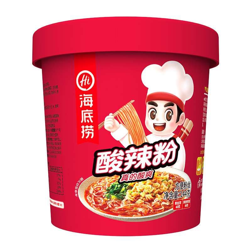 Haidilao Sour and Spicy Tripe Powder Tomato Beef Sour and Spicy Powder Snail Powder Instant Noodles Instant Noodles Instant Noodles A Whole Box