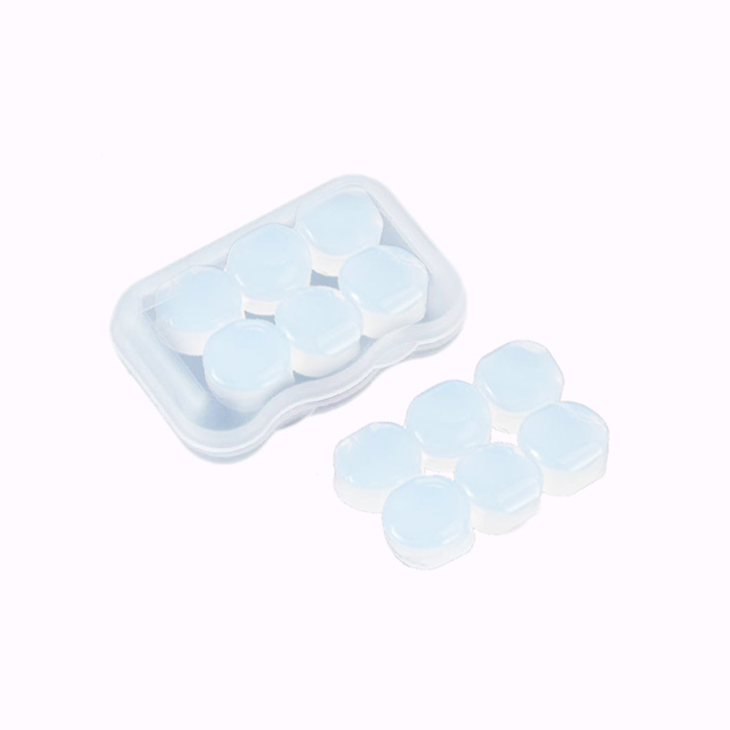 Silicone Earplugs Soft Sleeping Earplugs Plastic Line Resin Earplugs Swimming Earplugs Noise Reduction Sound Insulation Earplugs Wholesale