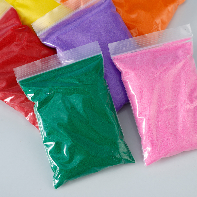 Colored Sand Children's Entertainment Dyeing Colored Sand Cloisonne Enamel Painting Fine Sand Performance Sand Painting Special Sand Wishing Sand Landscape Sand