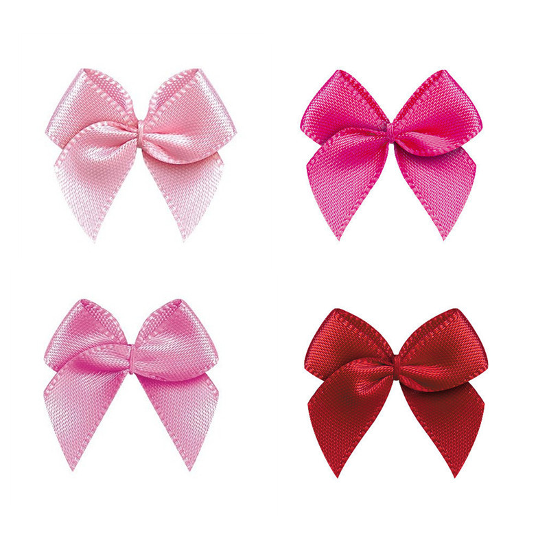 In stock 3-point thread tie hand winding ribbon polyester bow small flower DIY underwear underwear clothing accessories decorative accessories