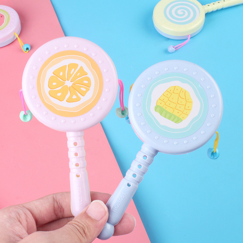 Baby Toys Soothing Props Cartoon Rattle 0-3 Years Old Kindergarten Baby Reward Early Education Hand Rattle Rattle