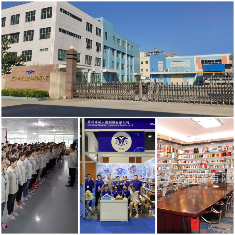 Spiral Metal Jar Customization Round Brand Food Flip-Top with Snap Seal Tinplate Can Packaging Customization