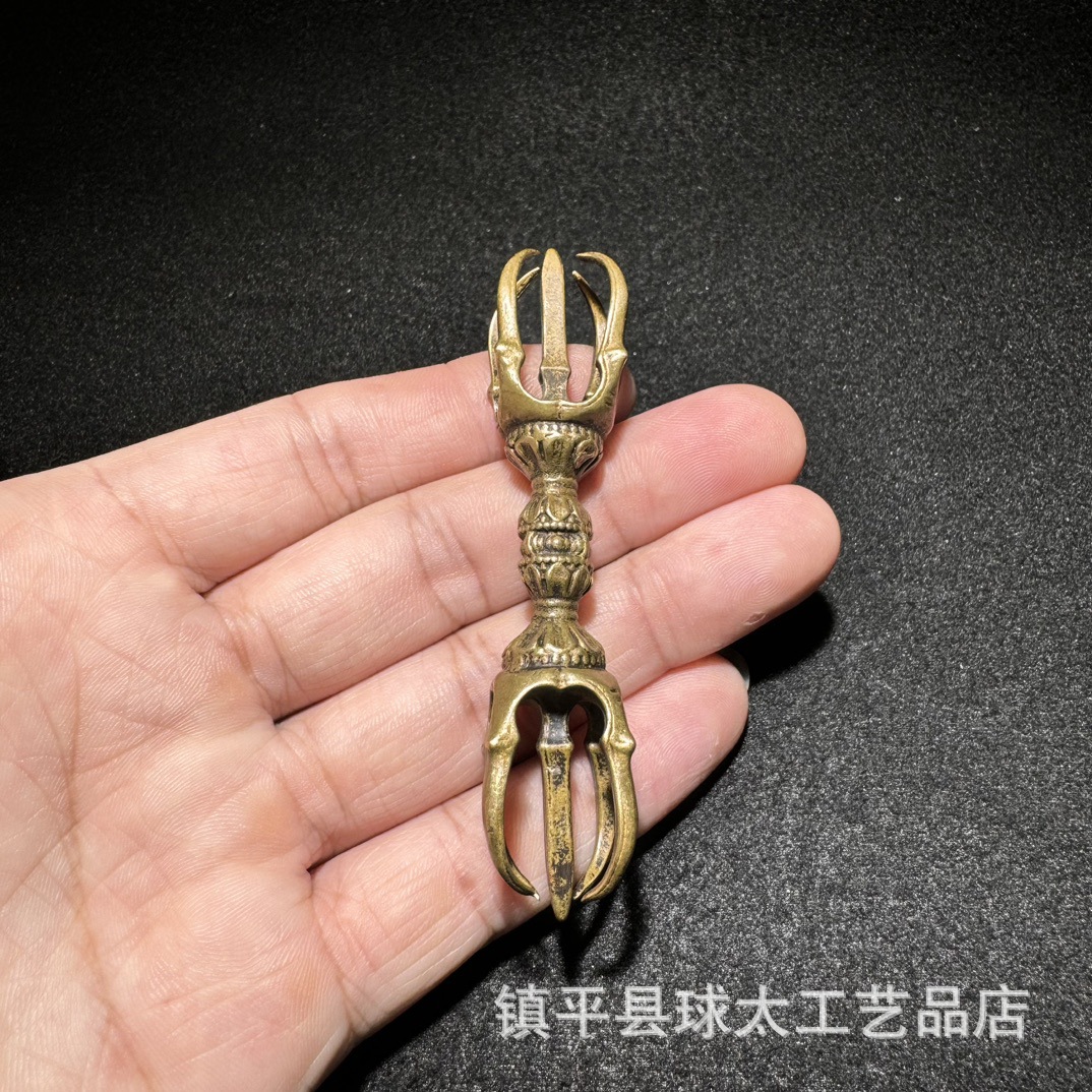 Тибетский пестик важра с пятью прядями