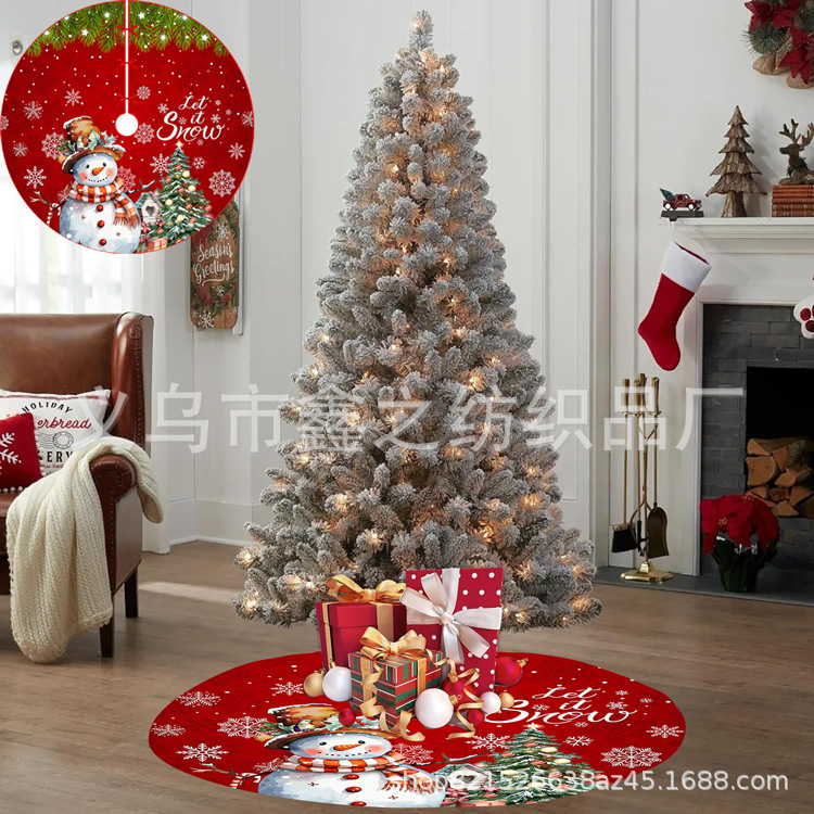 New cross-border Grinch Christmas tree skirt tree base suit Christmas supplies ornaments ornaments wholesale