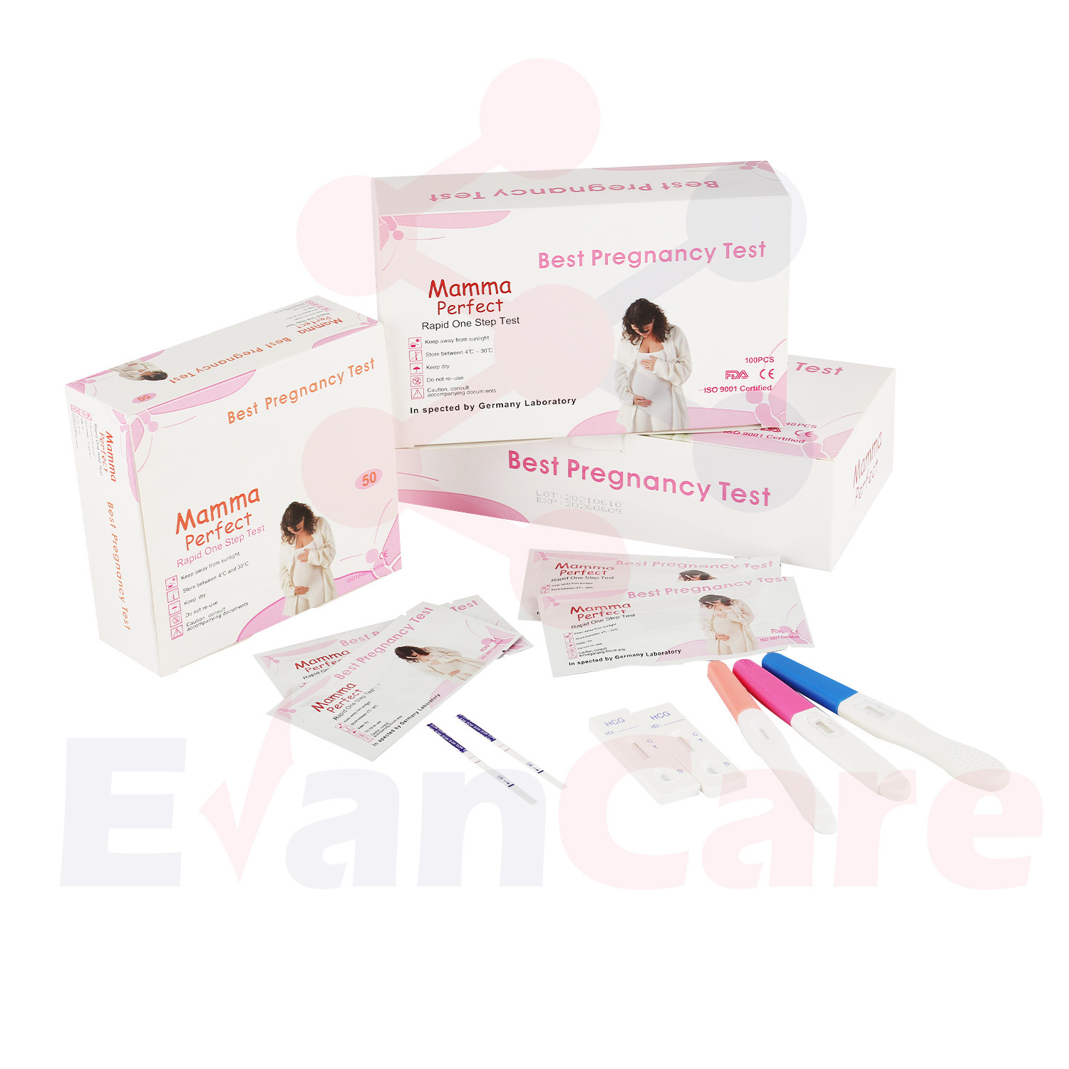 Cross-border export foreign trade English HCG Amazon best selling mother card pregnancy test stick pregnancy test paper pregnancy test card