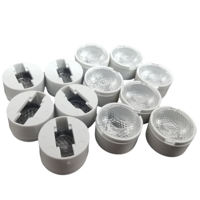 D focusing a beam of light lens d flashlight lens 5050 lamp bead 25 degree lens with bracket bead surface