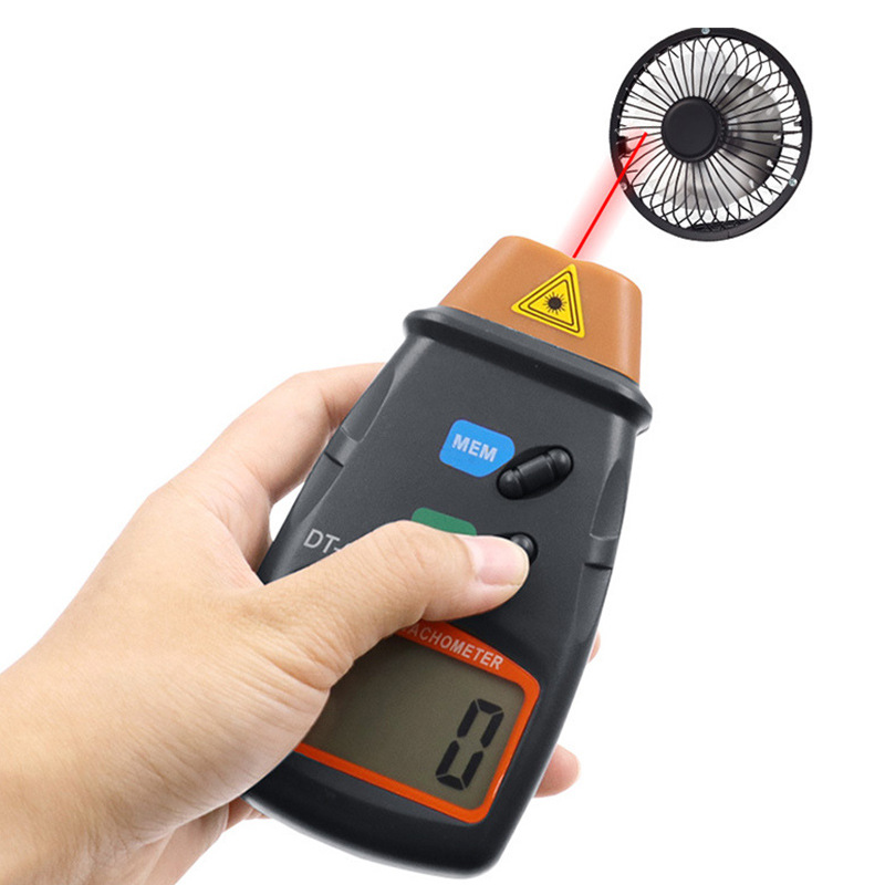 Digital display laser tachometer non-contact machine tachometer motor tachometer motor tachometer photoelectric tachometer