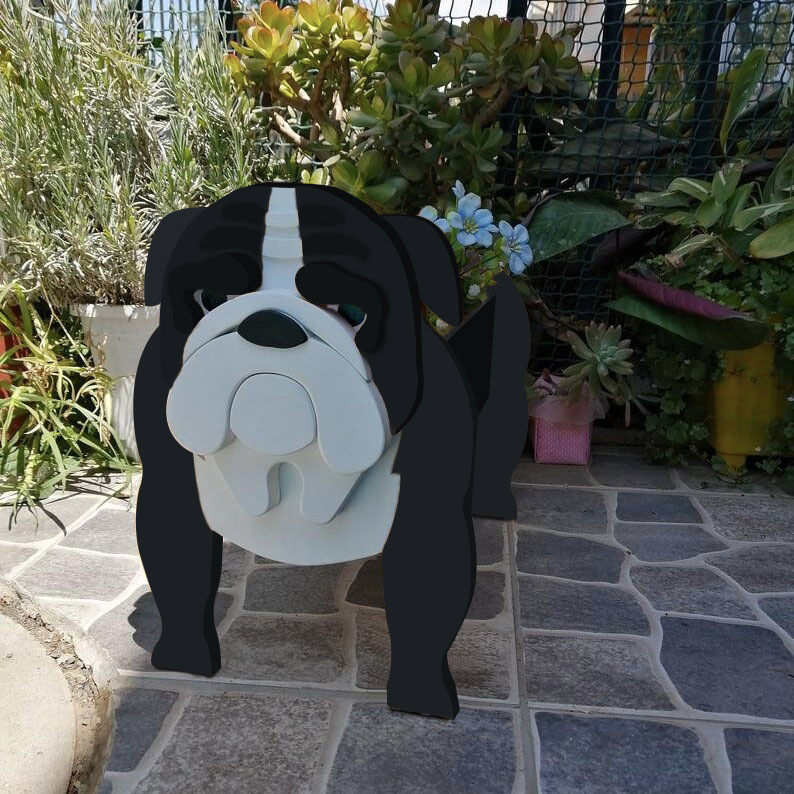 Creative decoration garden art outdoor decoration dog flower pot pet dog pot garden decoration dog creative flower pot