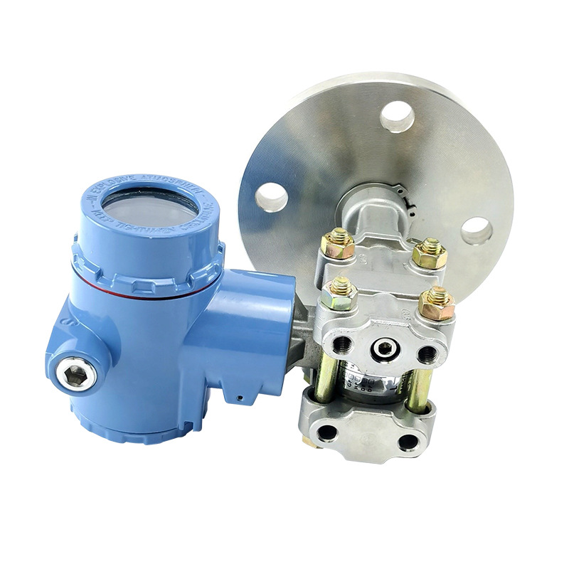 Single Flange Pressure Transmitter Remote Transmission 4-20Ma Diaphragm Type Intelligent Differential Pressure Sensor Single Flange Level Meter