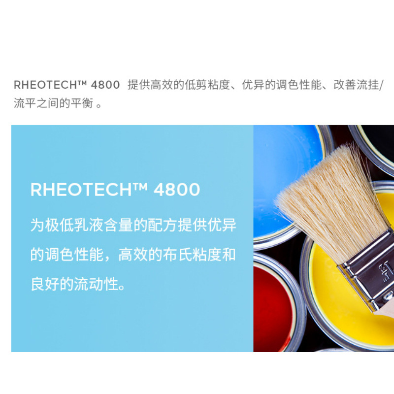 Akima Gaotai RHEOTECH 4800 Construction Coating Low Viscosity Hydrophobic Acid Thickener