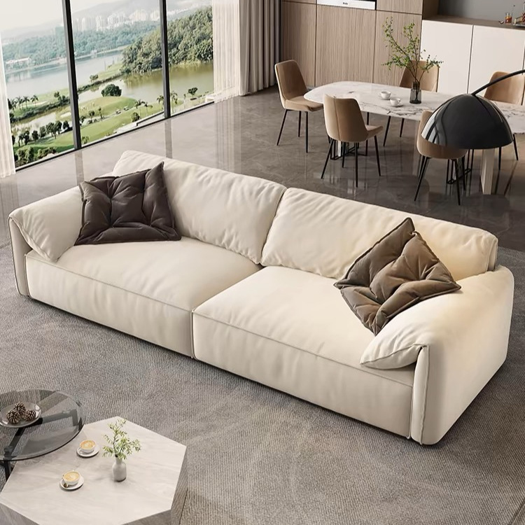 Elephant Ear Fabric Sofa Modern Minimalist Living Room Small Apartment Cream Style Cat Scratch Cloth Italian Normcore Technology Cloth