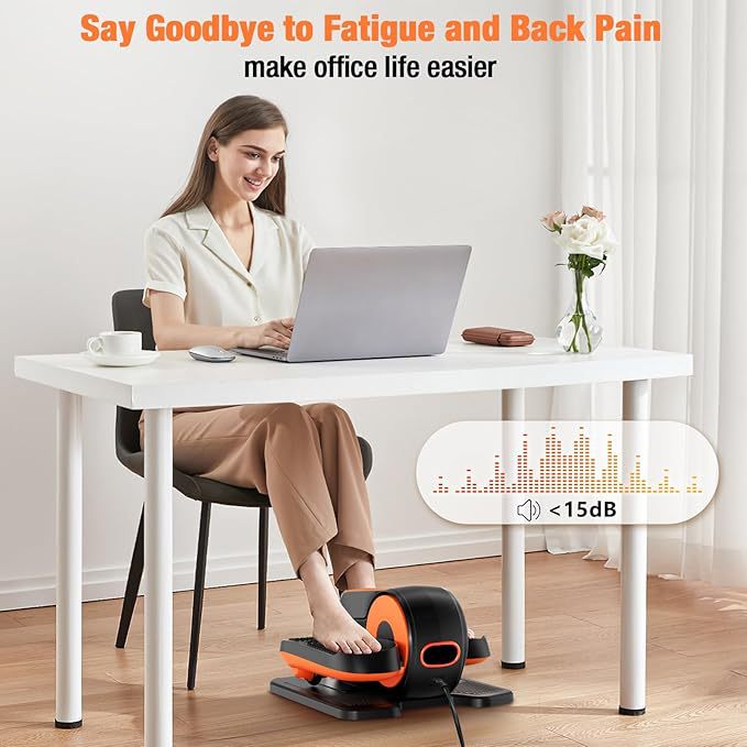 Mute intelligent non-knee injury electric elliptical machine leg training home upper and lower limbs auxiliary exercise fitness equipment