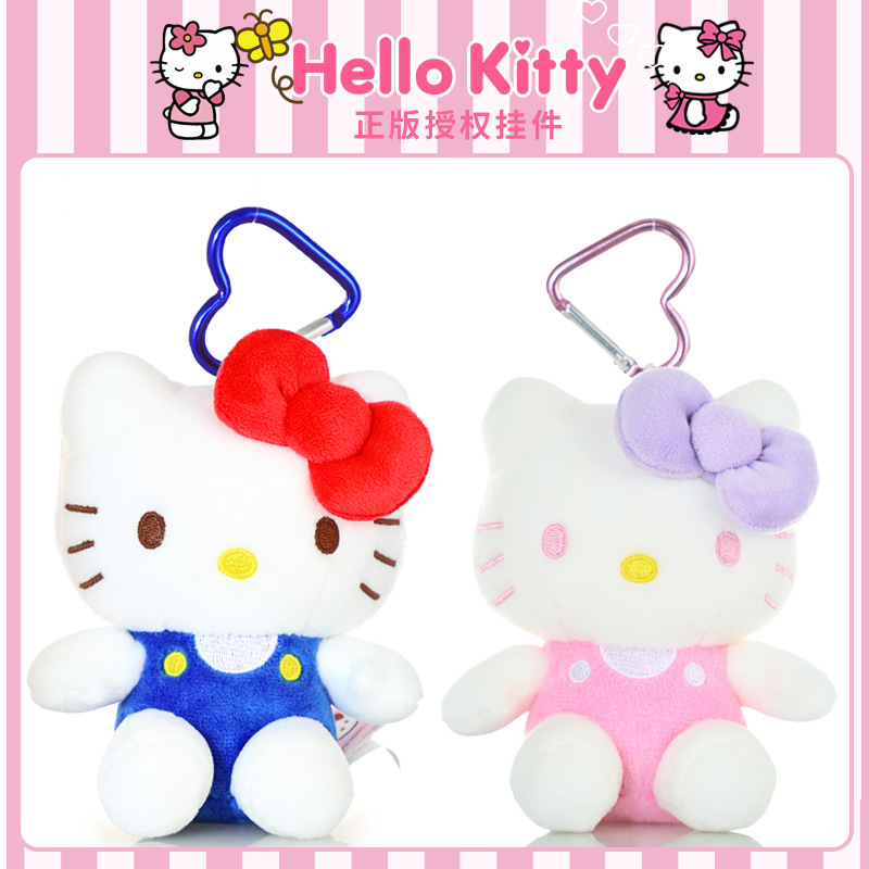 Аутентичный брелок Hello Kitty от Sanrio, плюшевая кукла, подвеска для школьной сумки
