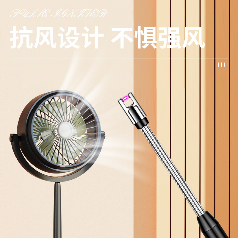 Point moxibustion electronic pulse igniter charging ignition rod windproof arc ignition gun point aromatherapy candle gas