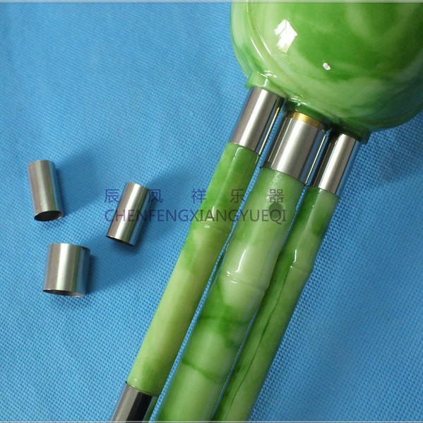 Hulusi accessories stainless steel decorative sleeve main auxiliary pipe tail sleeve copper sleeve three-piece five-piece color stainless steel 20