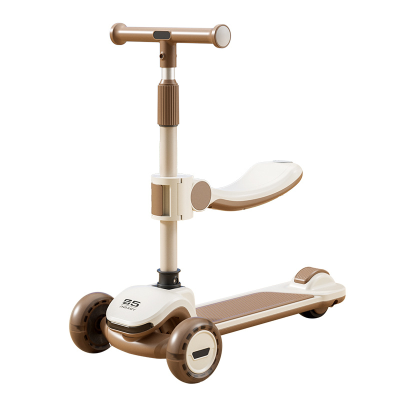 Scooter Children 3-6-12 Years Old Boys Girls Baby Pedal Scooter Scooter Two-in-One Scooter