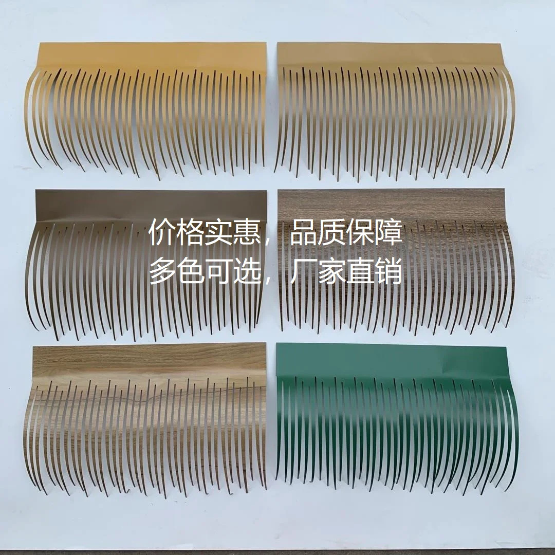 Simulated Thatched Tiles Aluminum Alloy Fake Thatched Farmhouse Stone Pavilion Thatched Roof Decoration Fireproof and Anti-Corrosion