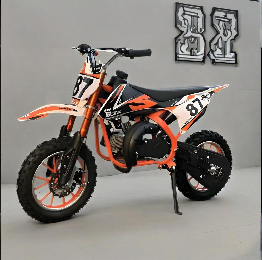 Новый детский KTM двухтактный бензиновый внедорожник, взрослый 49CC, небольшой мотоцикл для трека, двухколесный горный велосипед