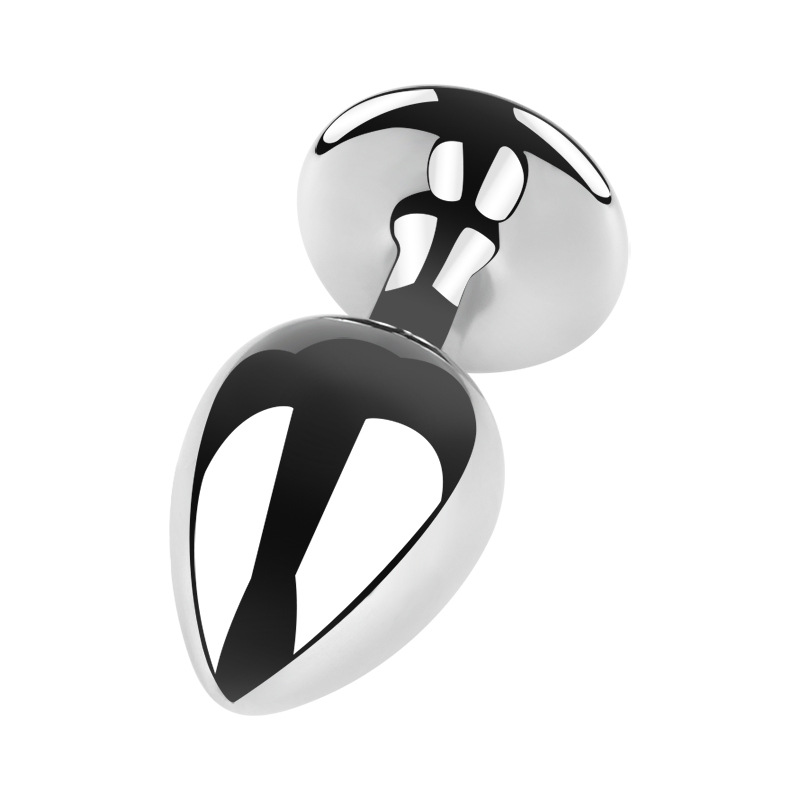 Back court metal round conventional anal plug plating embryo tail anal plug adult supplies manufacturers direct supply