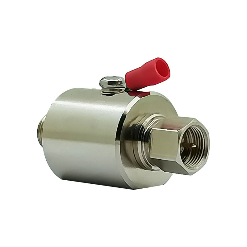 F Head Lightning Protection Device Spot Tianfein Wire Lightning Protection Radio Frequency Surge Protector Antenna Male and Female Head Spd Shenzhen Manufacturer