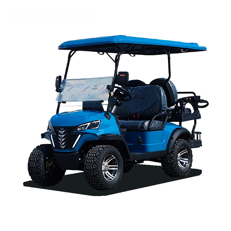 Electric Sightseeing Car Four-Wheel Scenic Spot Tourist Reception Posing Connection Hotel Room Car 4-Seat Golf Cart