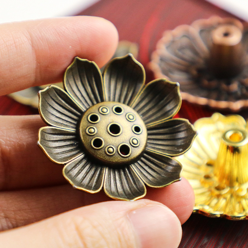 Ретро-эмалевый зажим для благовоний, мини-курильница