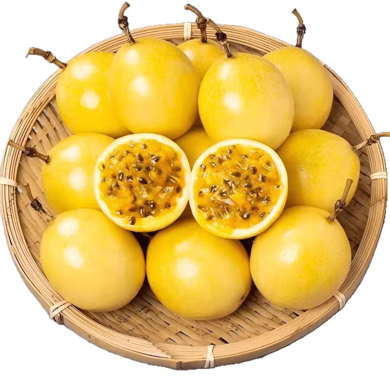 Guangxi Qinhmi No. 9 Golden Passion Fruit Fresh Fruit Seasonal Whole Box Passion Fruit Free Shipping Wholesale Trade